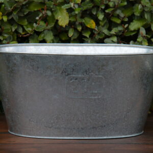 Location décoration bassine zinc